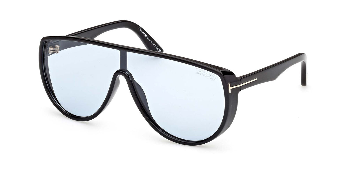 Round & Shield Sunglasses